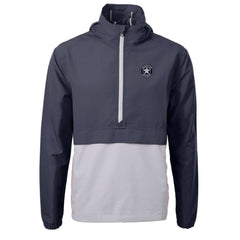 MLB Houston Astros Cutter & Buck Charter Eco Recycled Anorak Half-Zip Hoodie Jacket