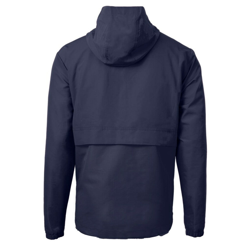 MLB Boston Red Sox Cutter & Buck Charter Eco Recycled Anorak Half-Zip Hoodie Jacket