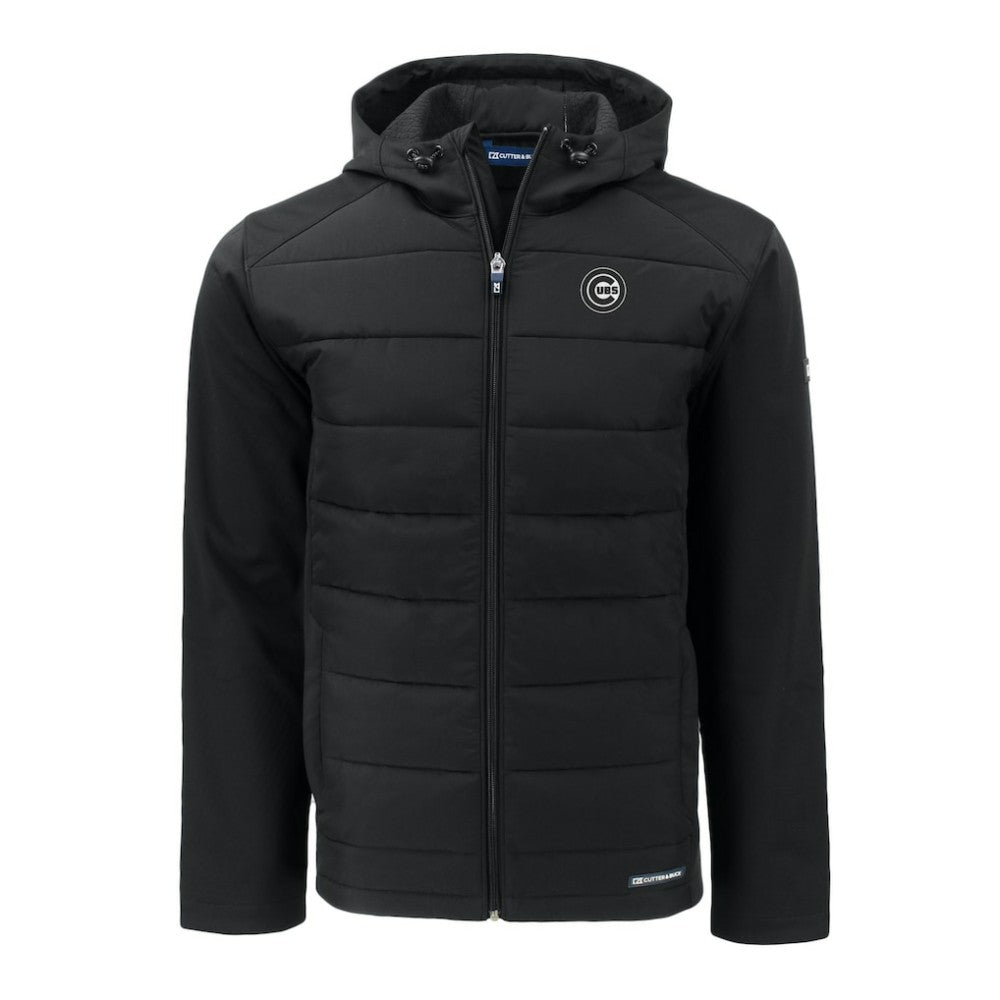 MLB Chicago Cubs Cutter & Buck Evoke Hybrid Eco Softshell Recycled Full-Zip Jacket