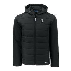 MLB Chicago White Sox Cutter & Buck Evoke Hybrid Eco Softshell Recycled Full-Zip Jacket