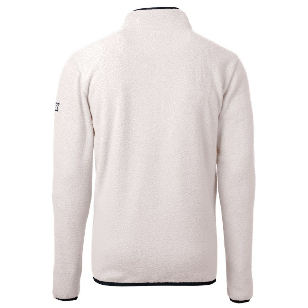 MLB Los Angeles Dodgers Cutter & Buck Cascade Eco Fleece Quarter-Zip Jacket