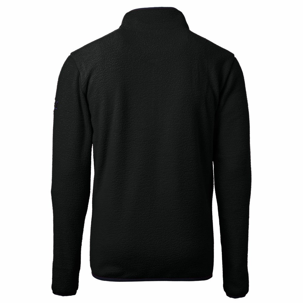 MLB Los Angeles Dodgers Cutter & Buck Cascade Eco Fleece Quarter-Zip Jacket