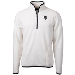 MLB Minnesota Twins Cutter & Buck Cascade Eco Fleece Quarter-Zip Jacket
