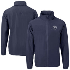 MLB New York Mets Cutter & Buck Charter Eco Recycled Full-Zip Hoodie Jacket