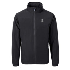 MLB Los Angeles Angels Cutter & Buck Charter Eco Recycled Full-Zip Hoodie Jacket