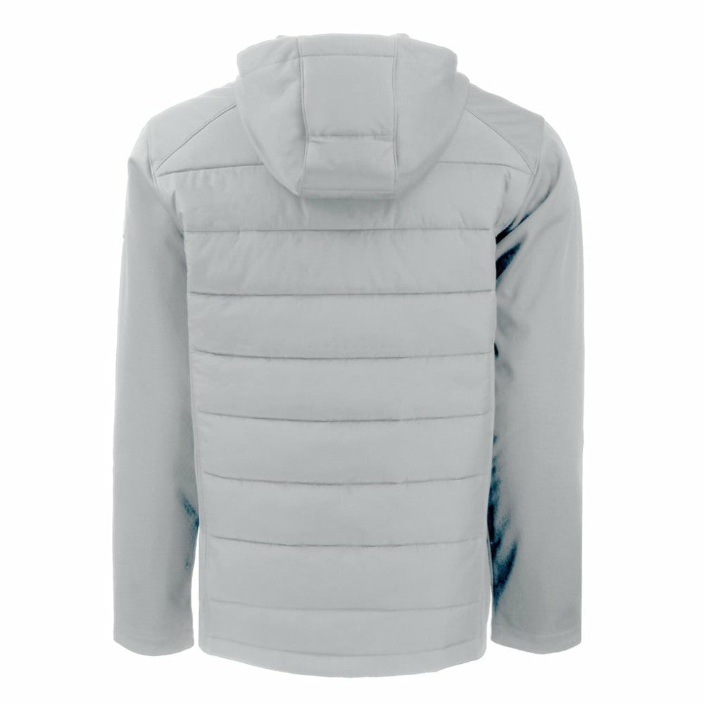 MLB Los Angeles Dodgers Cutter & Buck Evoke Hybrid Eco Softshell Recycled Full-Zip Hooded Jacket