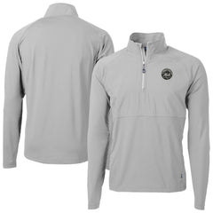 MLB New York Mets Cutter & Buck Adapt Eco Hybrid Raglan DryTec Quarter-Zip Jacket
