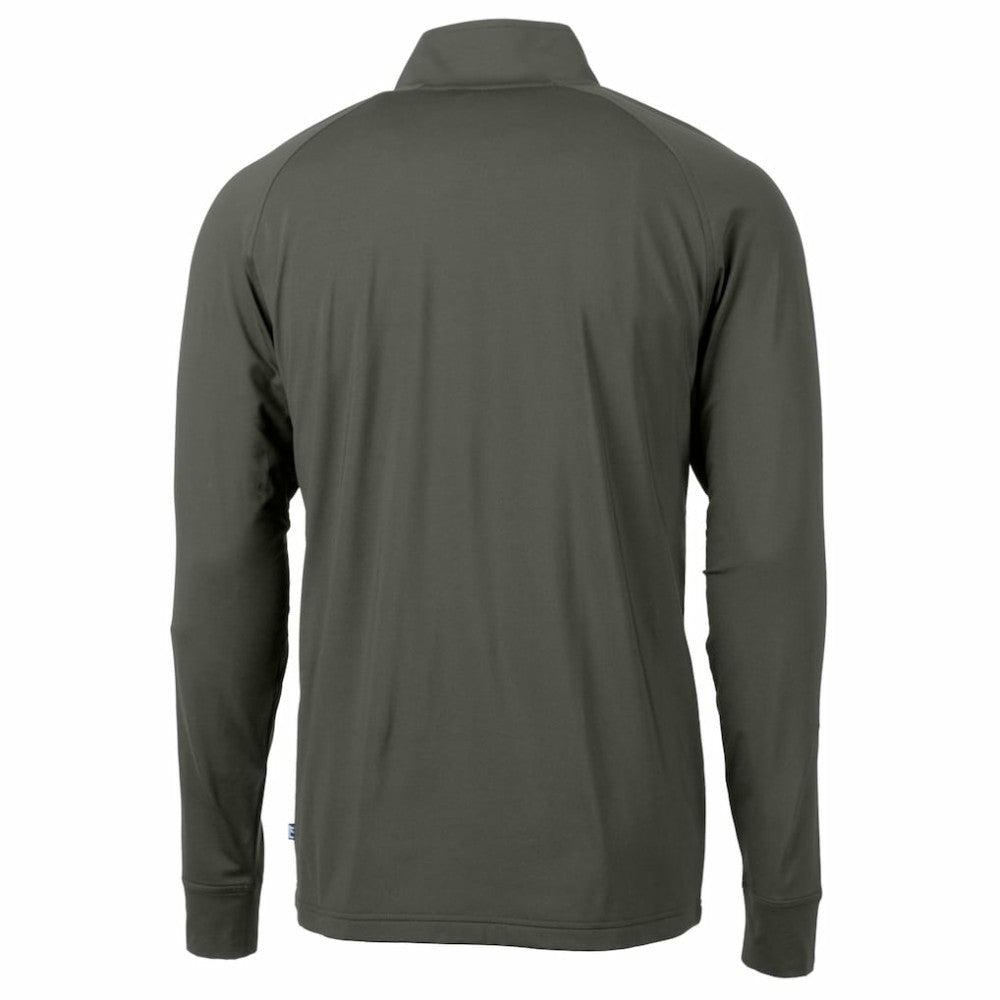 MLB New York Mets Cutter & Buck Adapt Eco Raglan Quarter-Zip Jacket