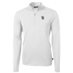 MLB San Diego Padres Cutter & Buck Virtue Eco Pique Quarter-Zip Jacket