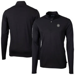MLB Seattle Mariners Cutter & Buck Virtue Eco Pique Quarter-Zip Jacket
