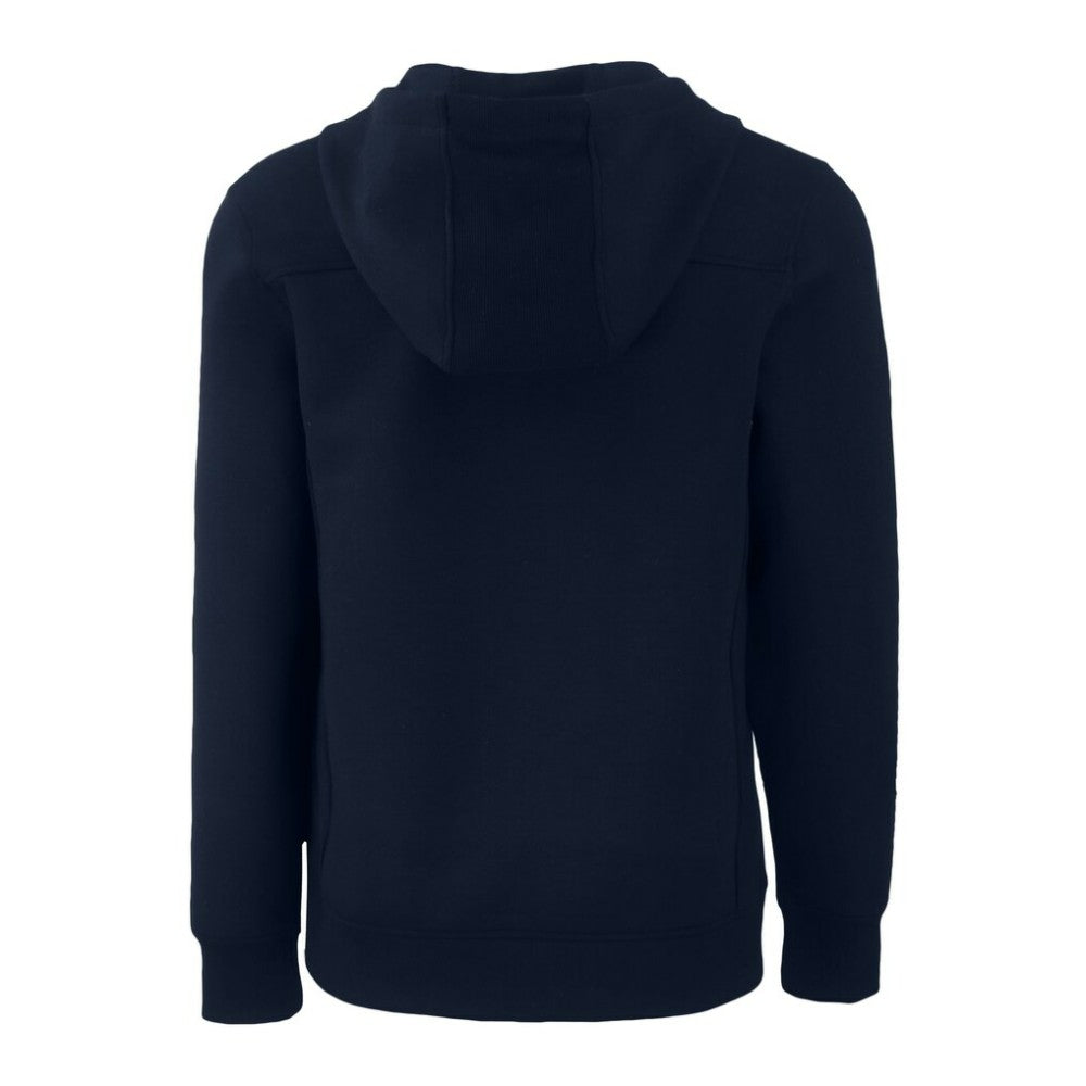 MLB Milwaukee Brewers Cutter & Buck Roam Eco Recycled Tri-Blend Half-Zip Hoodie