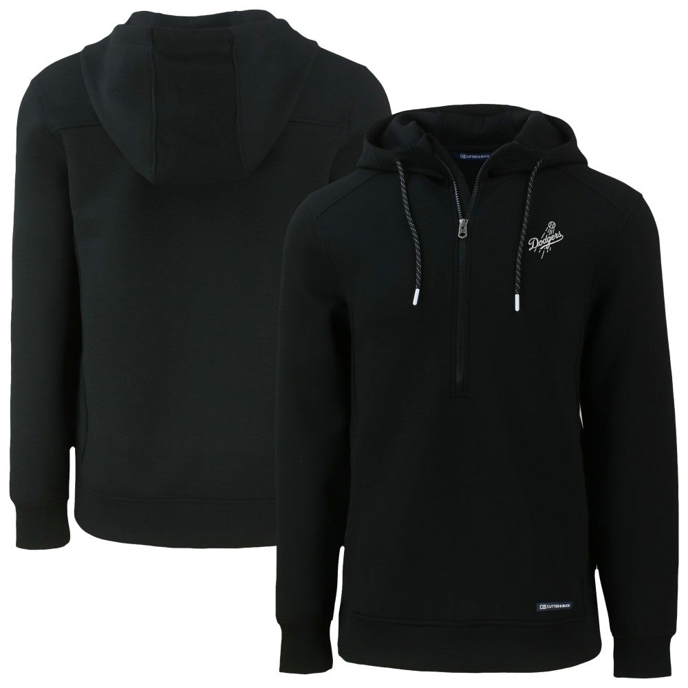 MLB Los Angeles Dodgers Cutter & Buck Roam Eco Recycled Tri-Blend Half-Zip Hoodie