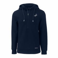 MLB Los Angeles Dodgers Cutter & Buck Roam Eco Recycled Tri-Blend Half-Zip Hoodie
