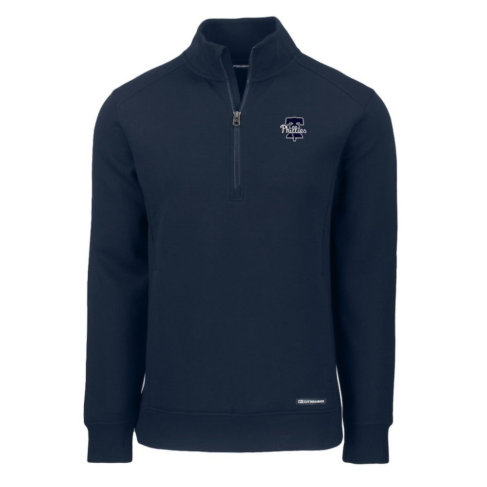 MLB Philadelphia Phillies Cutter & Buck Roam Eco Quarter-Zip Jacket
