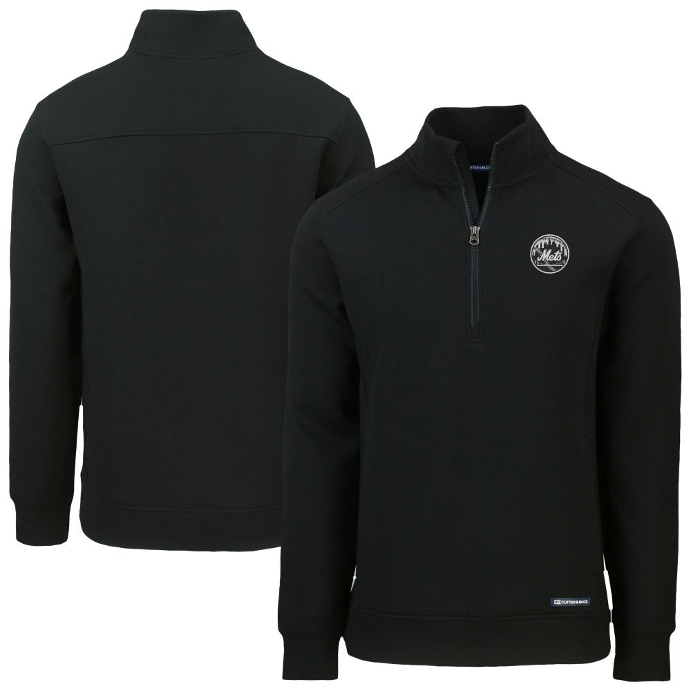 MLB New York Mets Cutter & Buck Roam Eco Quarter-Zip Jacket