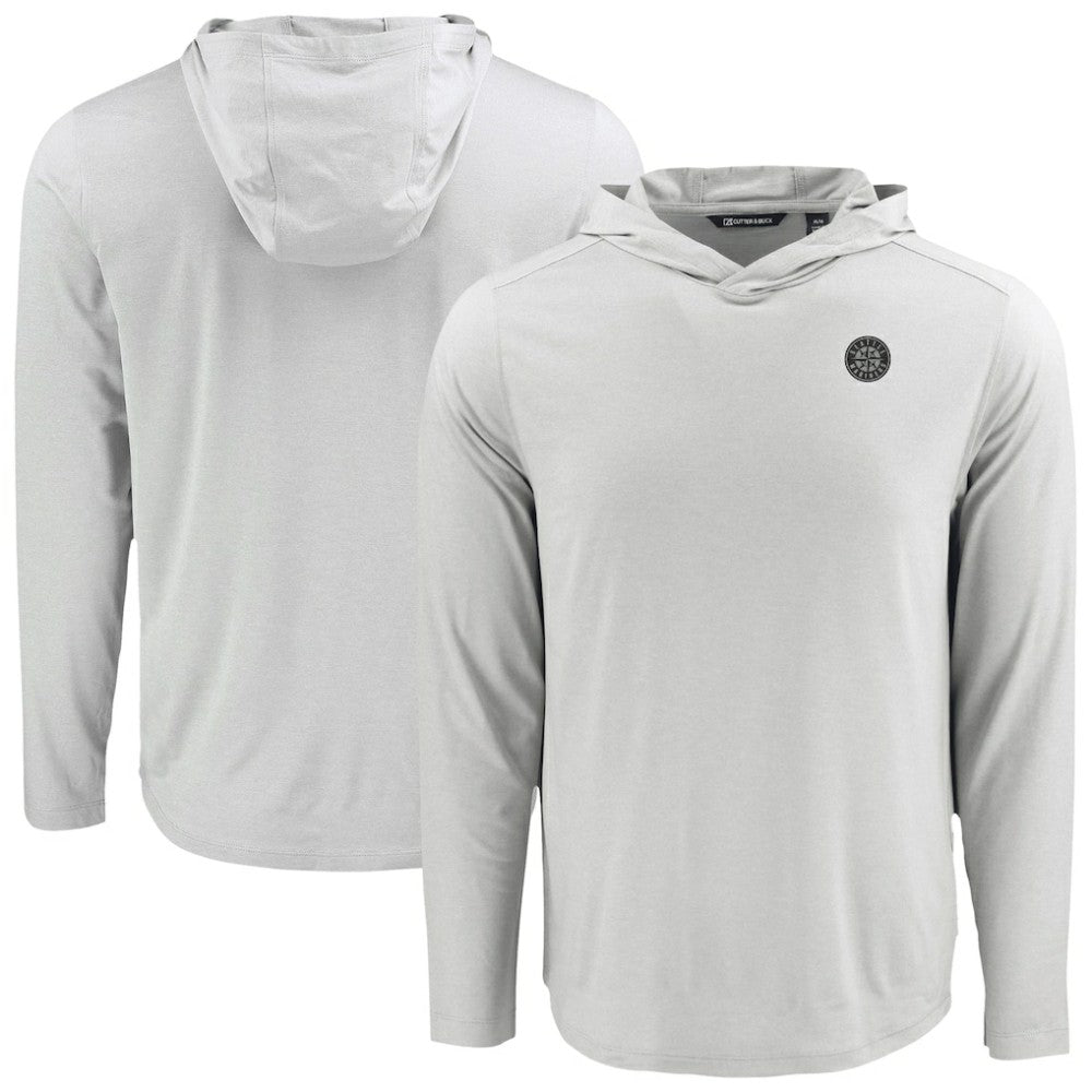 MLB Seattle Mariners Cutter & Buck Coastline Epic Comfort Eco Recycled Hoodie T-Shirt