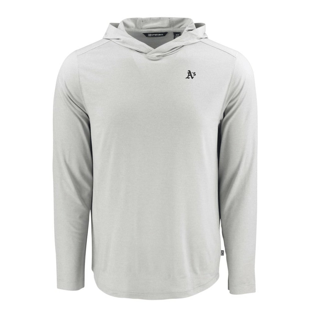 MLB Athletics Cutter & Buck Coastline Epic Comfort Eco Recycled Hoodie T-Shirt