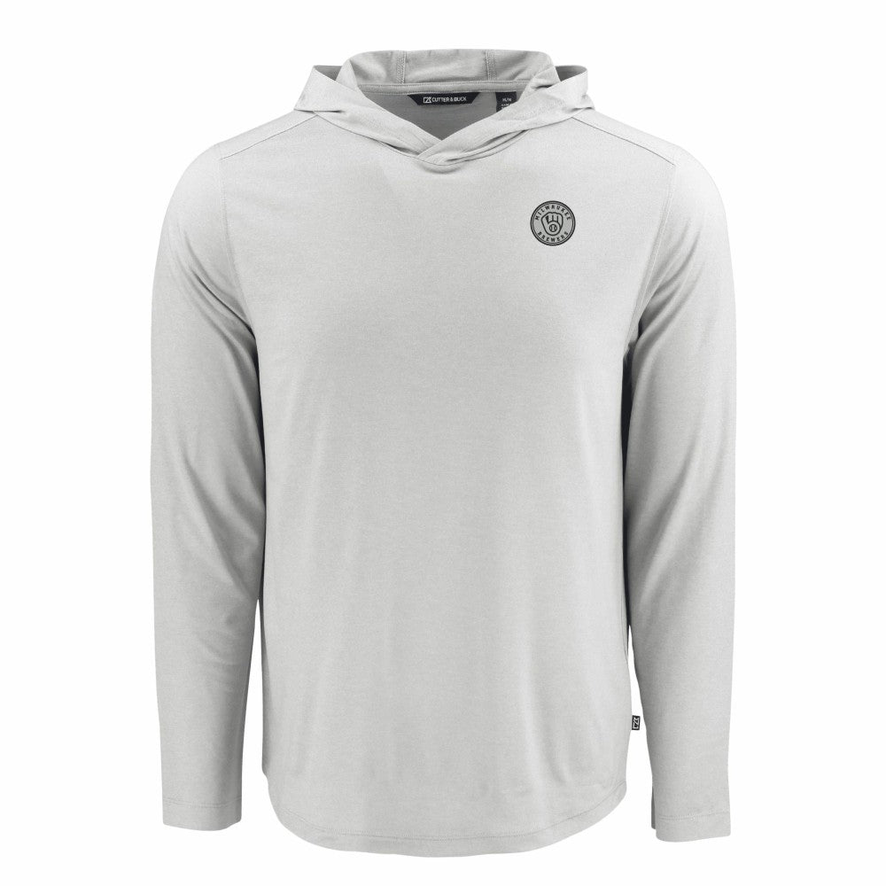 MLB Milwaukee Brewers Cutter & Buck Coastline Epic Comfort Eco Recycled Hoodie T-Shirt