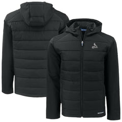 MLB St. Louis Cardinals Cutter & Buck Evoke Hybrid Eco Softshell Recycled Full-Zip Hoodie Jacket