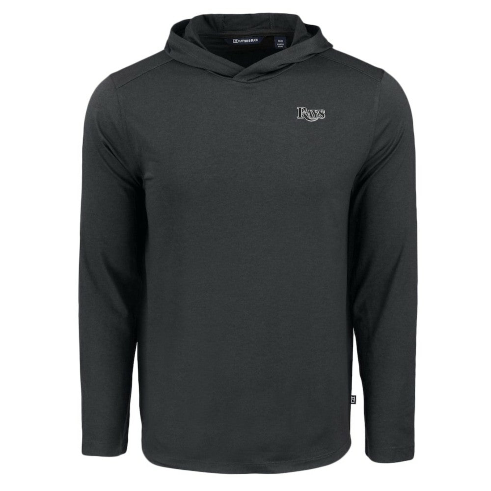 MLB Tampa Bay Rays Cutter & Buck Coastline Epic Comfort Eco Recycled Long Sleeve Hoodie T-Shirt