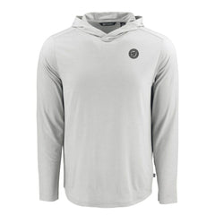 MLB Washington Nationals Cutter & Buck Coastline Epic Comfort Eco Recycled Long Sleeve Hoodie T-Shirt