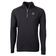 MLB Chicago Cubs Cutter & Buck Big & Tall Adapt Eco DryTec Raglan Quarter-Zip Jacket