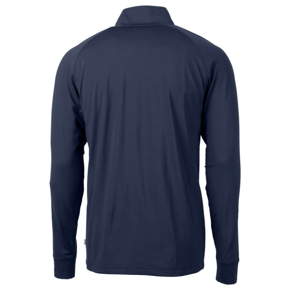 MLB Los Angeles Dodgers Cutter & Buck Big & Tall Adapt Eco DryTec Raglan Quarter-Zip Jacket
