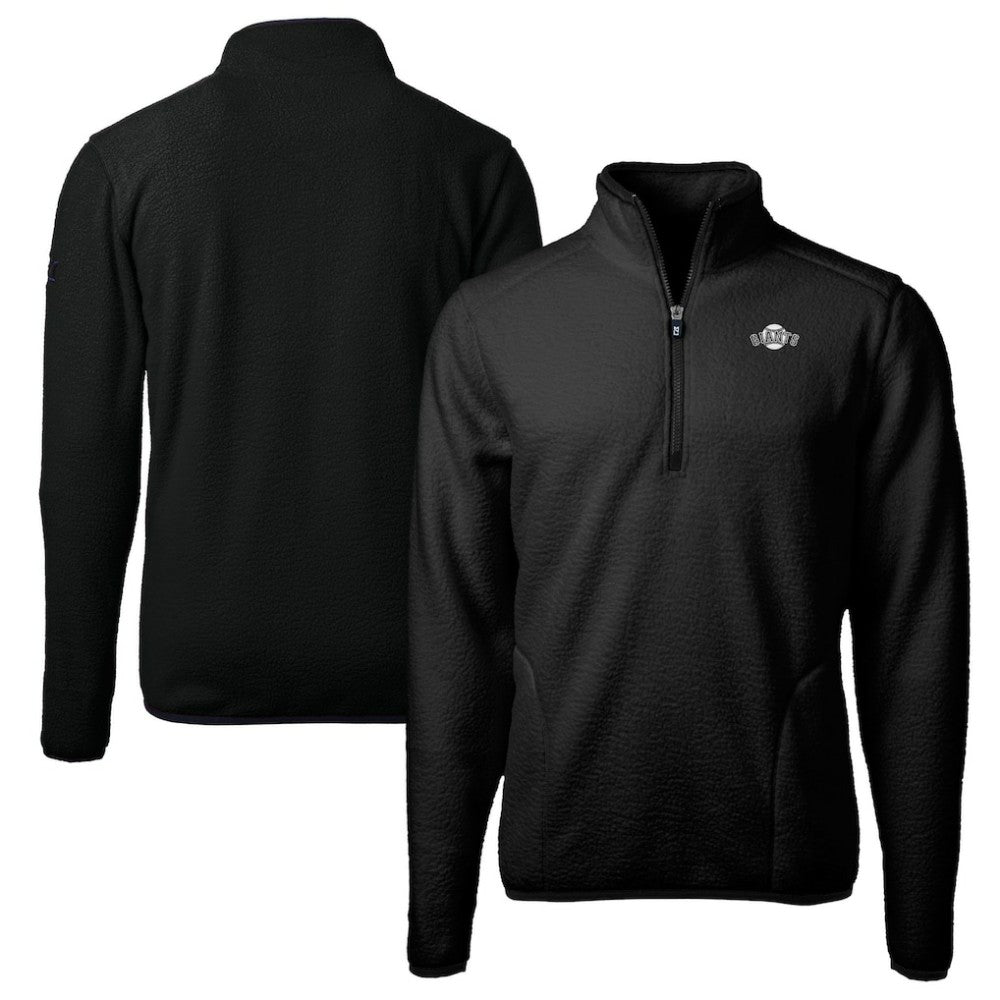 MLB San Francisco Giants Cutter & Buck Big & Tall Cascade Eco Fleece Quarter-Zip Jacket