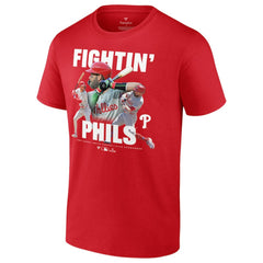MLB Trea Turner, Bryce Harper, & Kyle Schwarber Philadelphia Phillies Fightin Phils T-Shirt