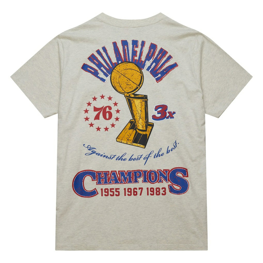 NBA Philadelphia 76ers Hardwood Classics Legacy Defined Retro Championship T-Shirt