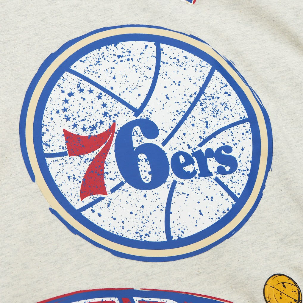 NBA Philadelphia 76ers Hardwood Classics Legacy Defined Retro Championship T-Shirt