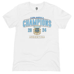 Argentina National Team 1863FC 2024 Copa America Champions T-Shirt -  White