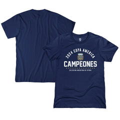 Argentina National Team 1863FC 2024 Copa America Champions T-Shirt -  Navy