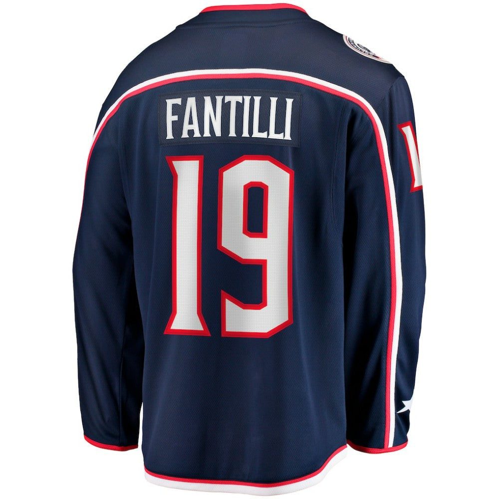 NHL Navy Adam Fantilli Columbus Blue Jackets Fanatics Home Premier Breakaway Player Jersey