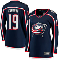 NHL Navy Adam Fantilli Columbus Blue Jackets Fanatics Women's Home Premier Breakaway Player Jersey Breakaway Jersey