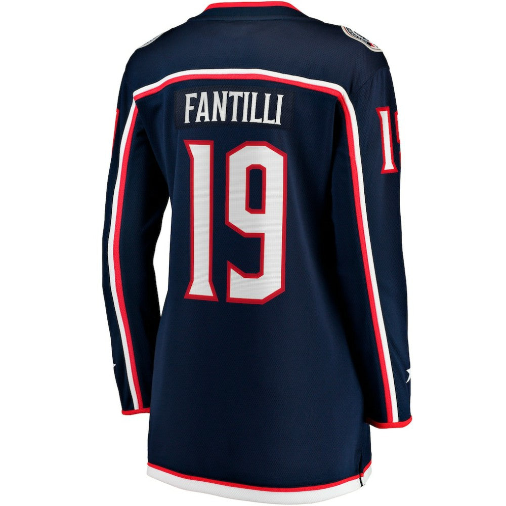 NHL Navy Adam Fantilli Columbus Blue Jackets Fanatics Women's Home Premier Breakaway Player Jersey Breakaway Jersey