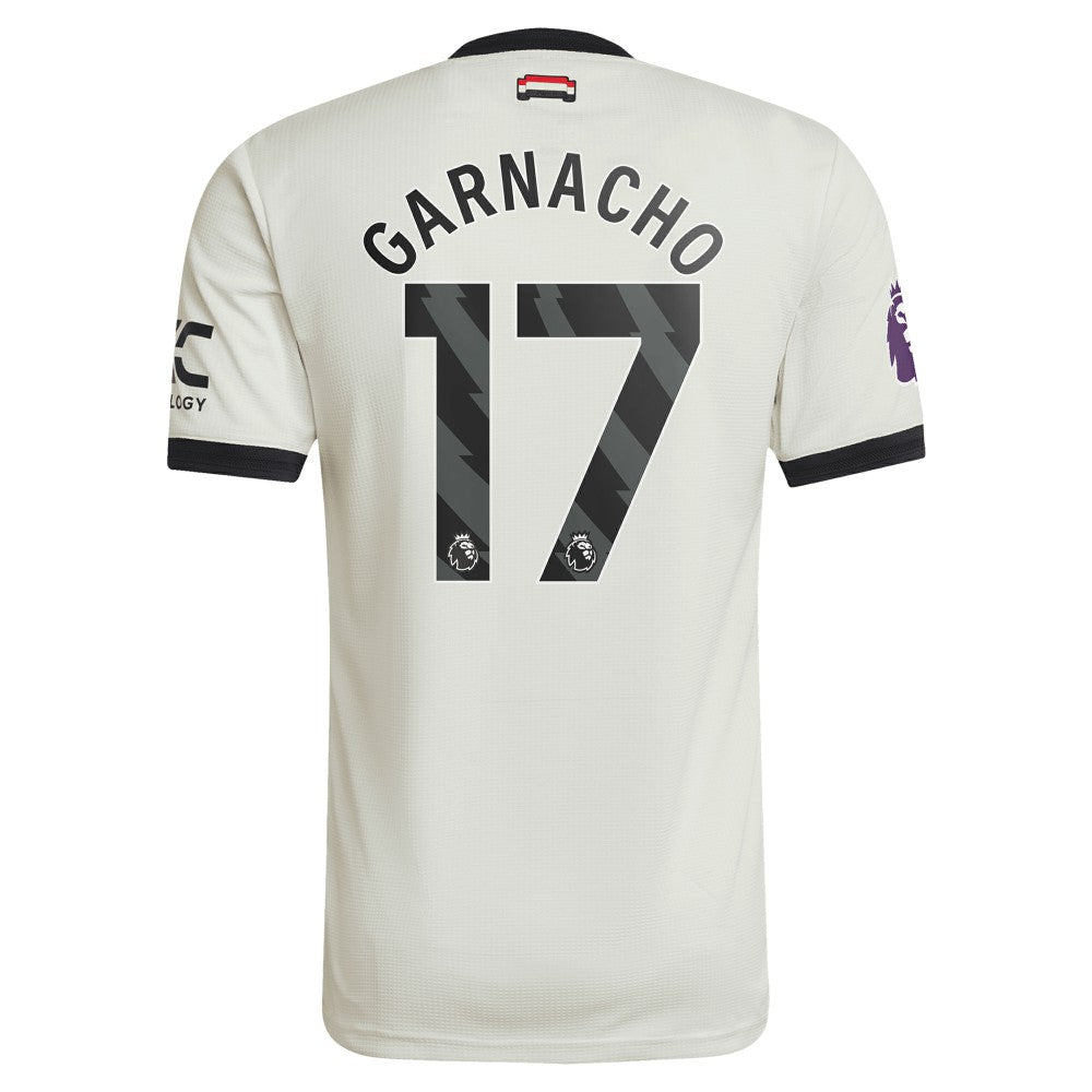Alejandro Garnacho Manchester United Originals 2024/25 Third Jersey - Adidas Cream