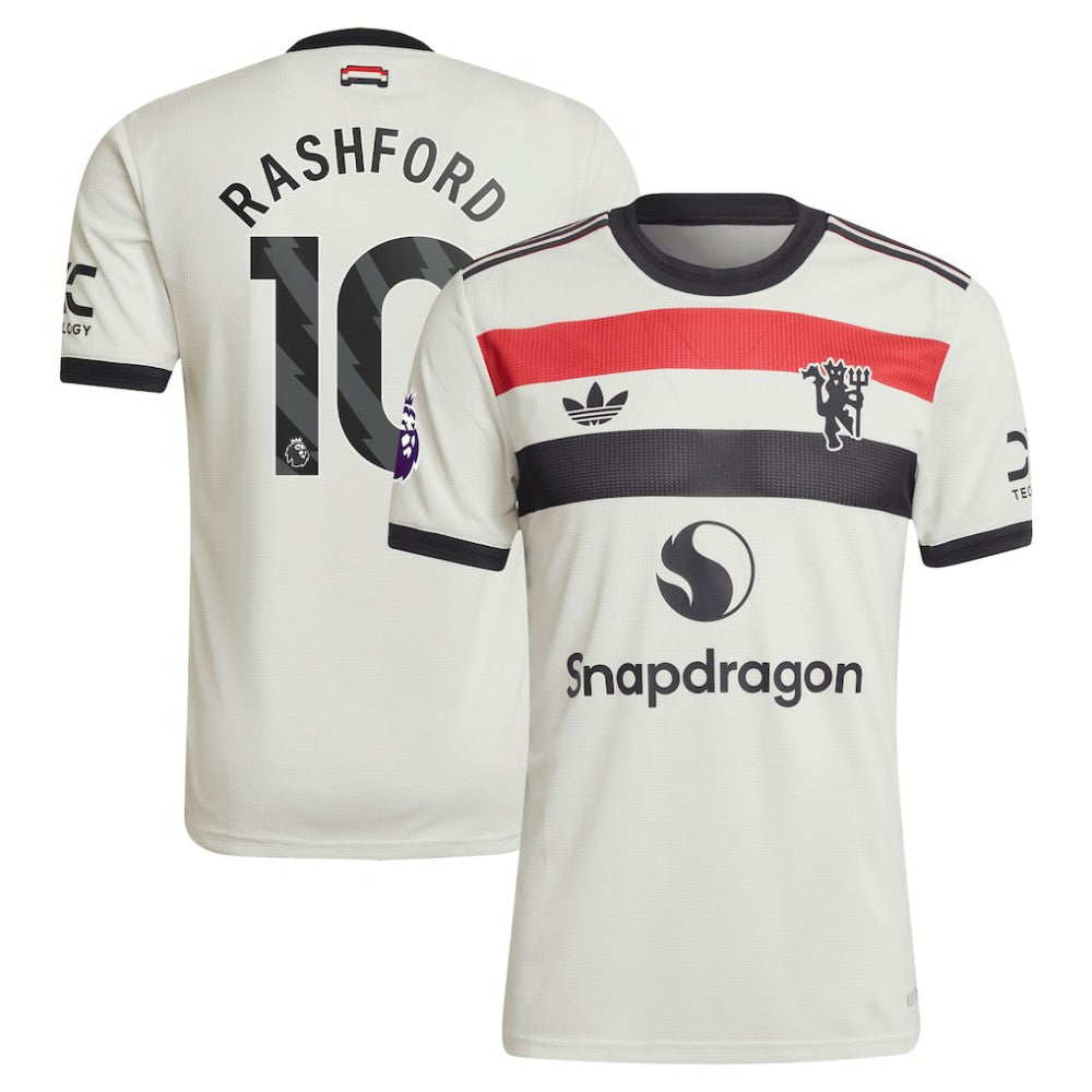Marcus Rashford Manchester United Originals 2024/25 Third Jersey - Adidas Cream