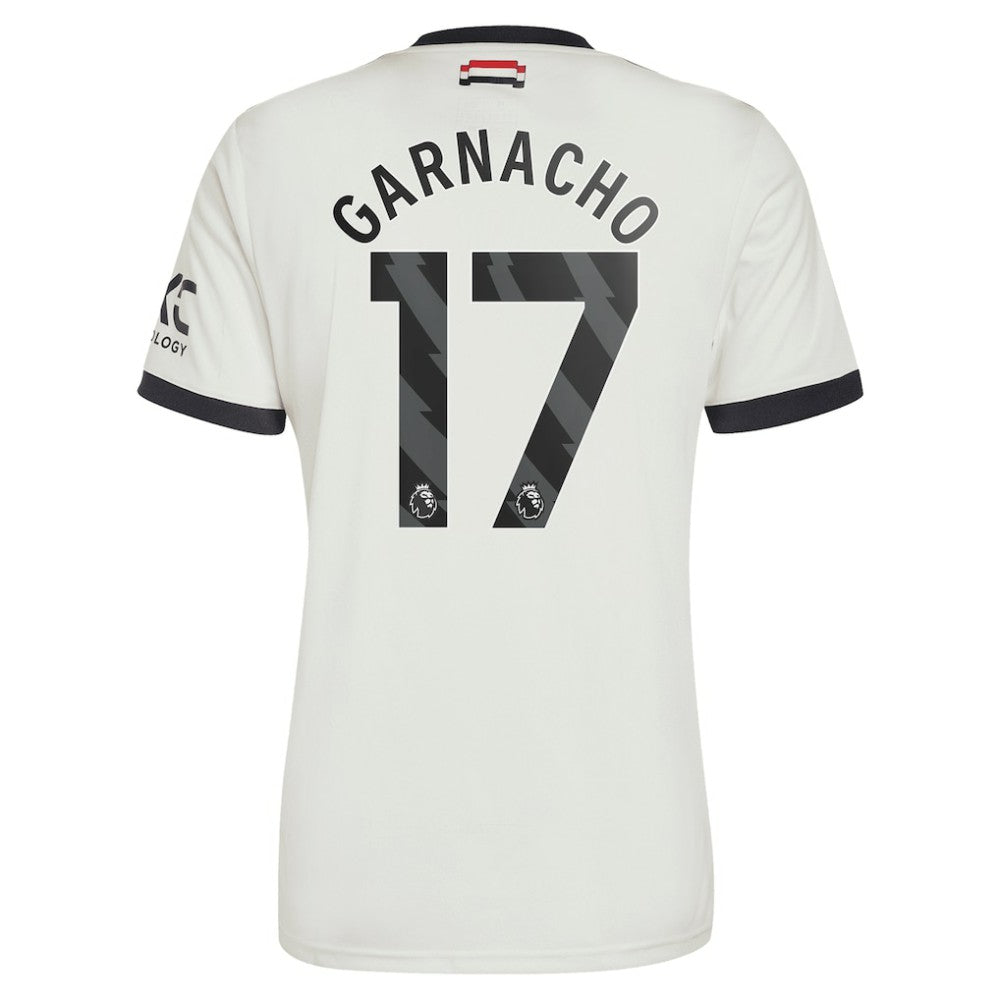 Alejandro Garnacho Manchester United Originals 2024/25 Third Replica Jersey - Adidas Cream