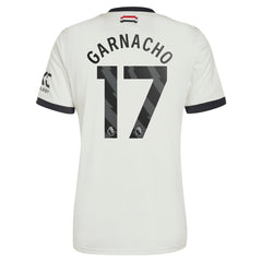 Alejandro Garnacho Manchester United Originals 2024/25 Third Replica Jersey - Adidas Cream
