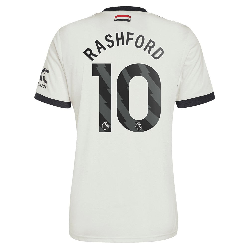 Marcus Rashford Manchester United Originals 2024/25 Third Replica Jersey - Adidas Cream