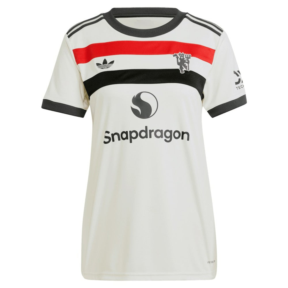 Marcus Rashford Manchester United Originals Women's 2024/25 Third Replica Jersey - Adidas Cream