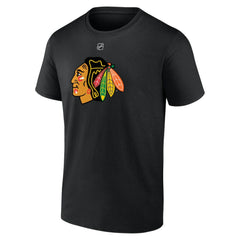 NHL Black Teuvo Teravainen Chicago Blackhawks Fanatics Authentic Stack Name & Number T-Shirt