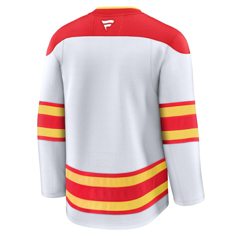 NHL White Calgary Flames Fanatics Away Premium Jersey