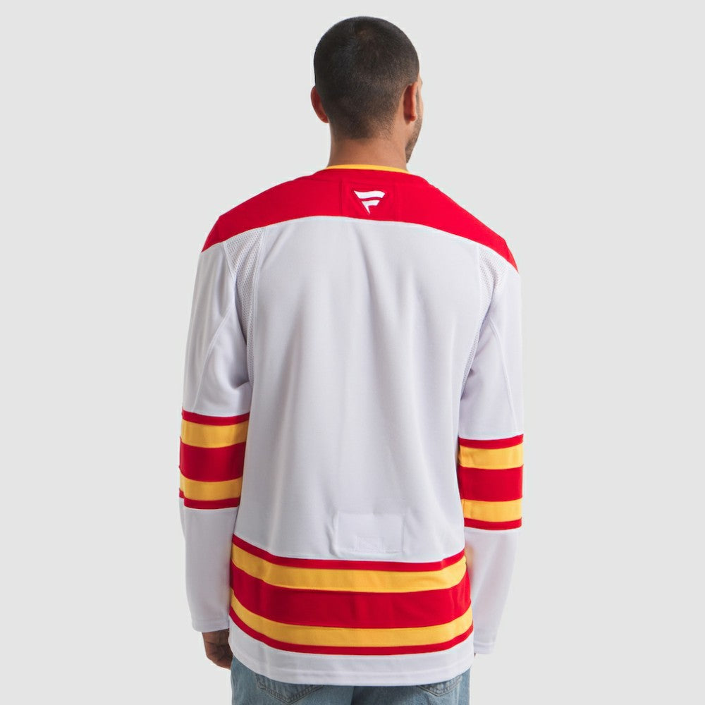 NHL White Calgary Flames Fanatics Away Premium Jersey