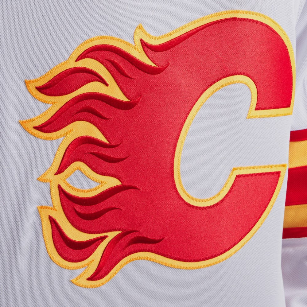 NHL White Calgary Flames Fanatics Away Premium Jersey