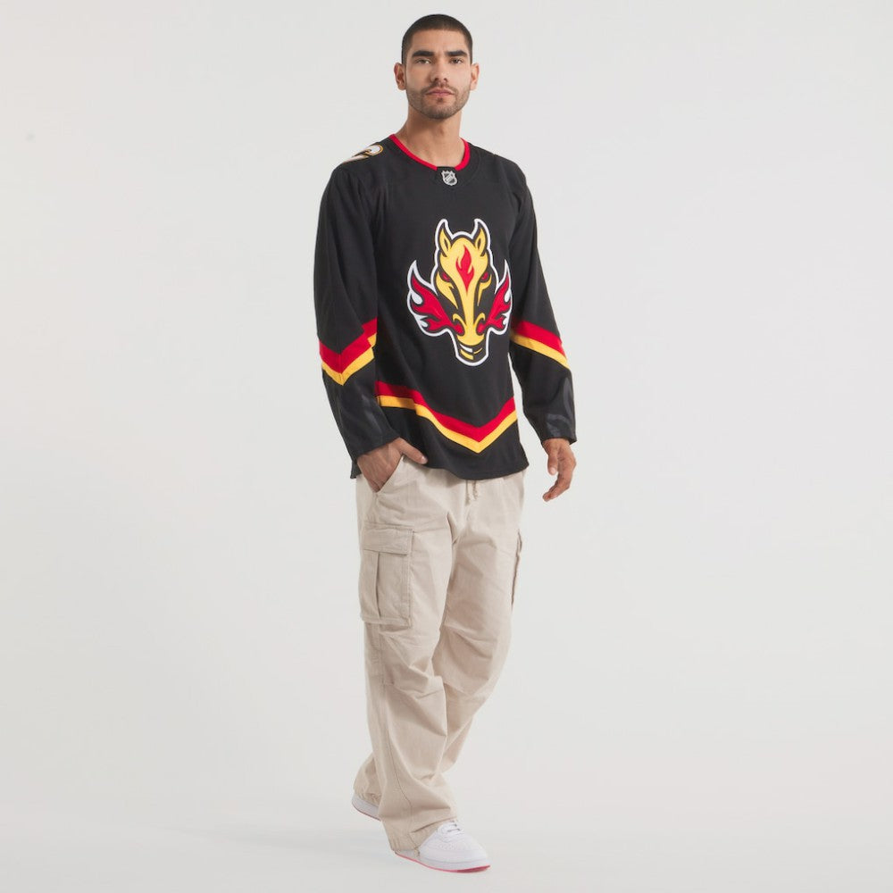 NHL Black Calgary Flames Fanatics Alternate Premium Jersey