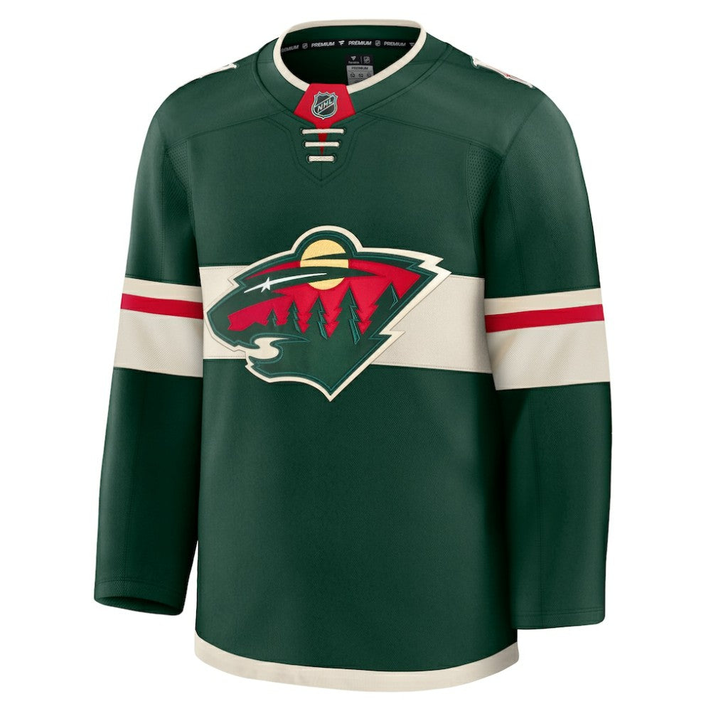 NHL Green Minnesota Wild Fanatics Home Premium Jersey