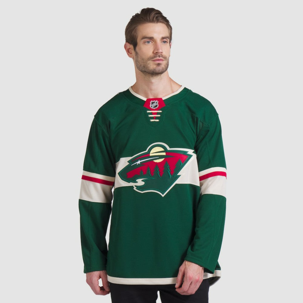 NHL Green Minnesota Wild Fanatics Home Premium Jersey