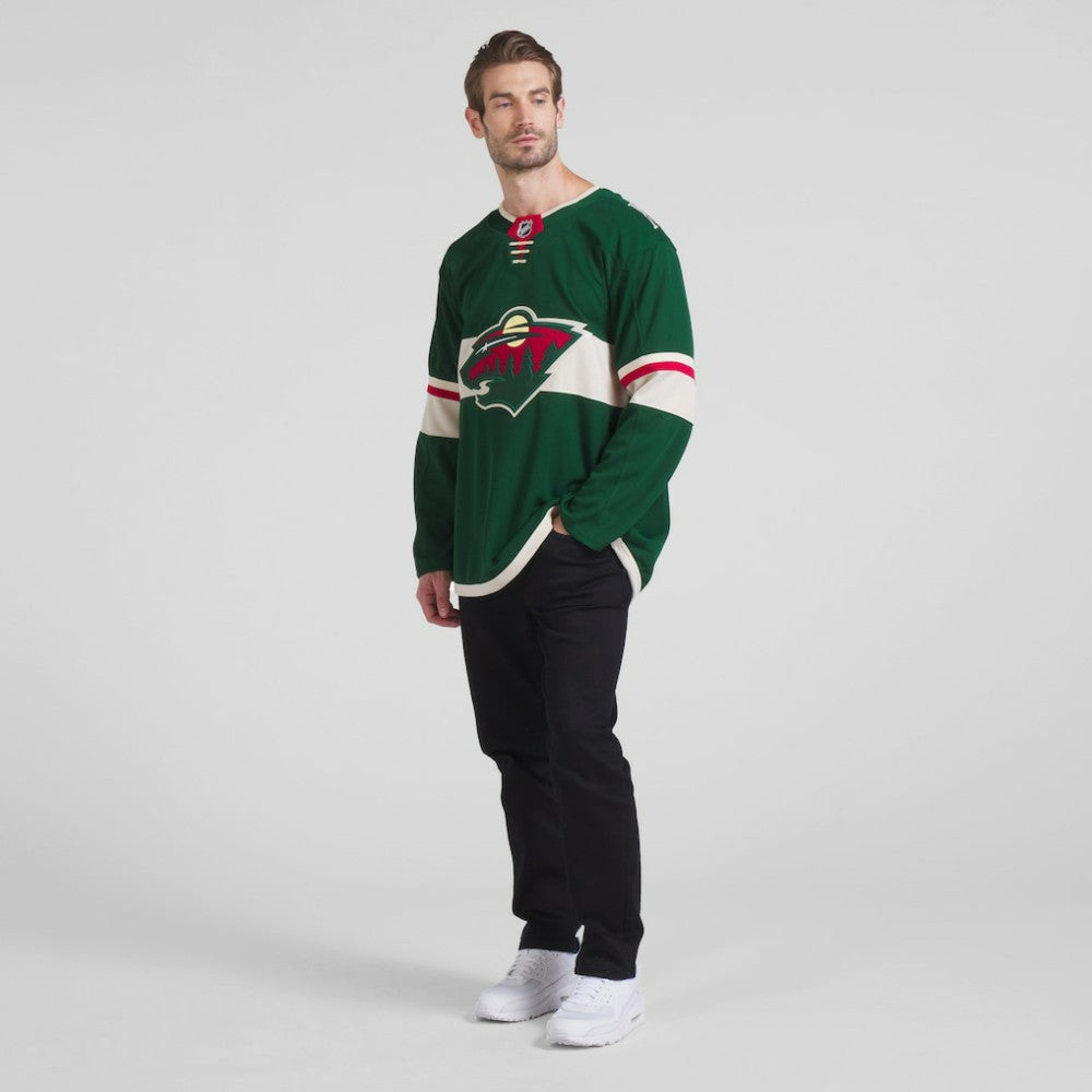 NHL Green Minnesota Wild Fanatics Home Premium Jersey